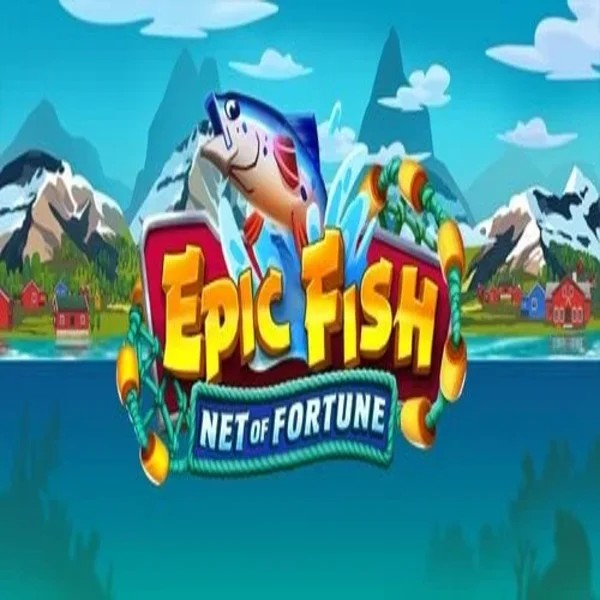 Epic Fish Net of Fortune online game logo by Quickspin on betsrepublic.nl