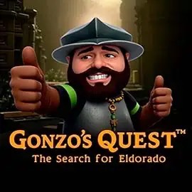 Gonzo's Quest casino game by NetEnt – featured logo at Betrepublic Casino