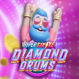 Hyper Strike Diamond Drums online game logo by Gameburger Studios on betsrepublic.nl